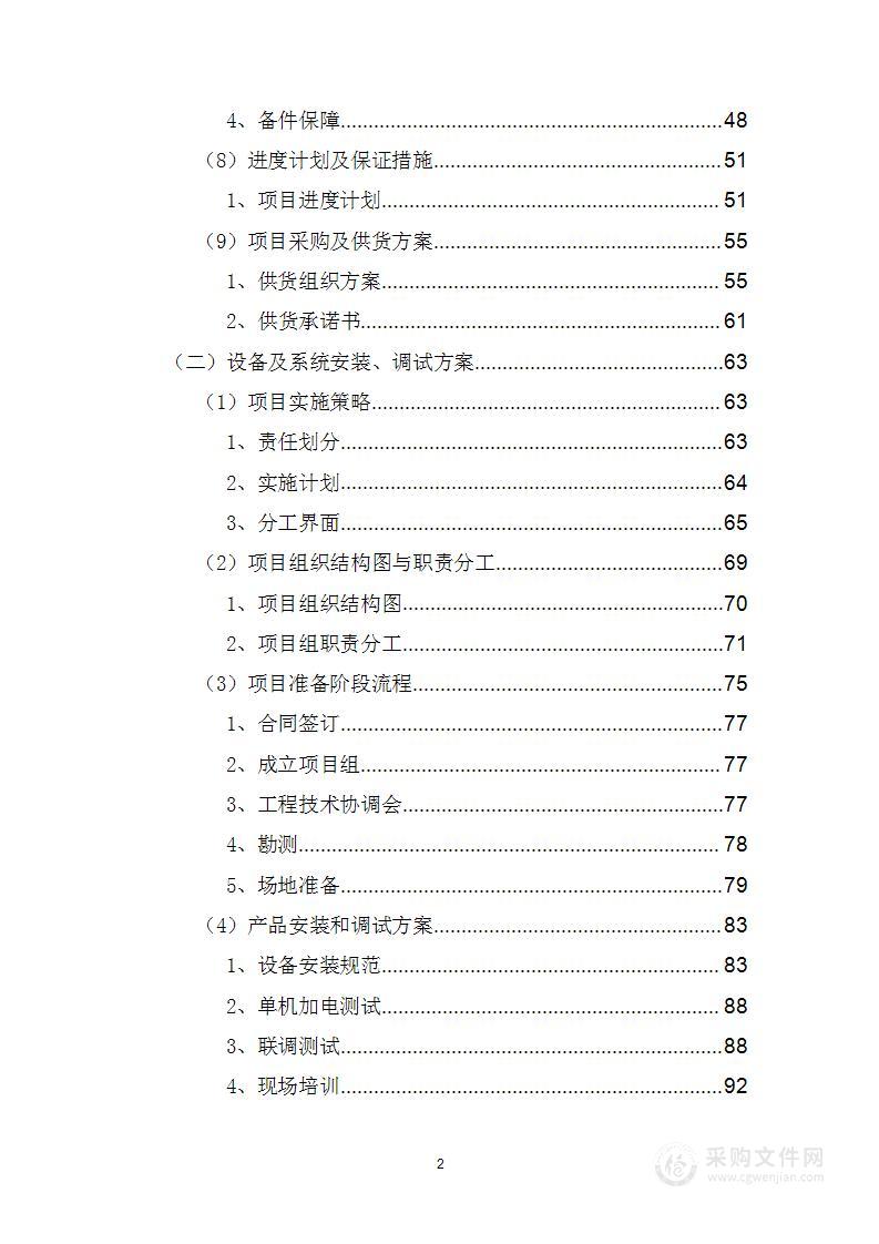 应急指挥通讯采购项目投标方案